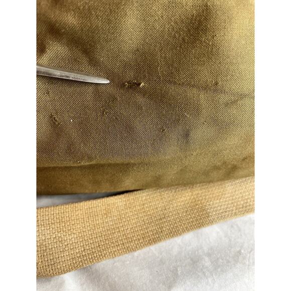 Canvas Trail Sac Shoulder Bag Leather Trim Invicta Watches Promo Vintage 1970s - Picture 9 of 11